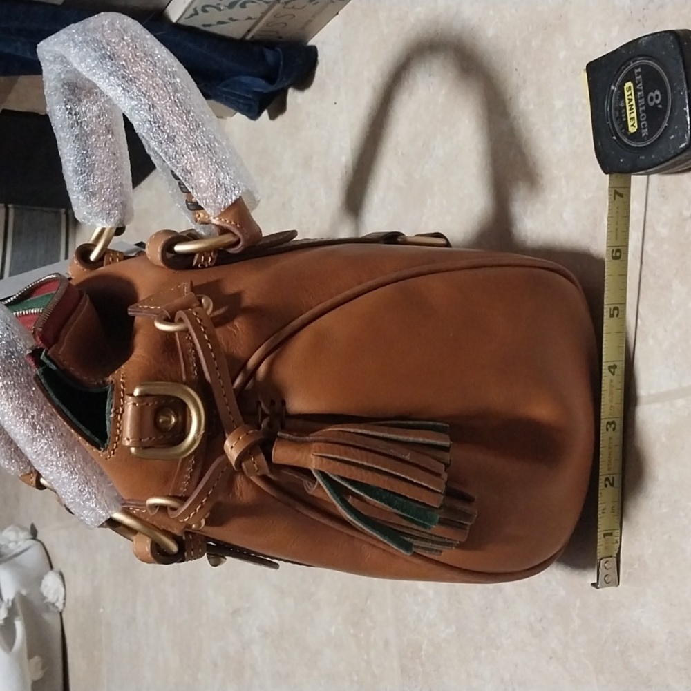 Dooney & Bourke Florentine Leather Satchel - Picture 2 of 9